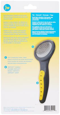 Show full view: JW Pet Gripsoft Small Slicker Brush Soft Pin slide 2 of 5