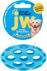 JW Pet Hol-ee Football Dog Toy, Color Varies, Mini