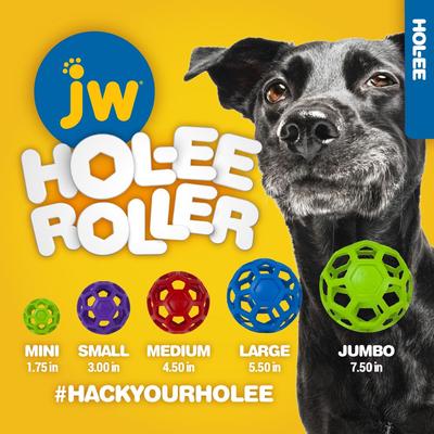 Show full view: JW Pet Hol-ee Roller Dog Toy, Color Varies, Small slide 3 of 9