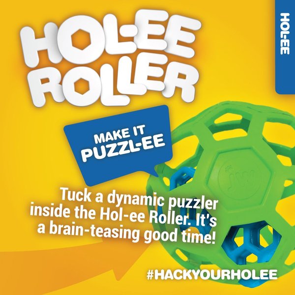 Show full view: JW Pet Hol-ee Roller Dog Toy, Color Varies, Small slide 4 of 9