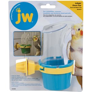 JW Pet InSight Clean Cup Bird Feed & Water Cup, Medium