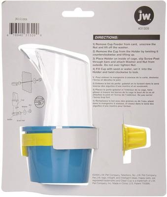 Show full view: JW Pet InSight Clean Cup Bird Feed & Water Cup, Medium slide 4 of 6