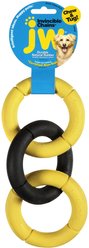 JW Pet Invincible Chains Triple Dog Toy, Color Varies, Small