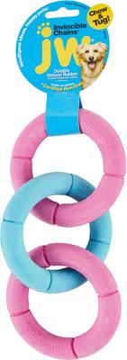 Show full view: JW Pet Invincible Chains Triple Dog Toy, Color Varies, Small slide 2 of 5