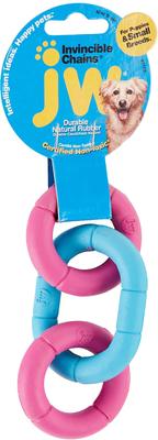 Show full view: JW Pet Invincible Chains Triple Dog Toy, Color Varies, X-Small slide 1 of 4