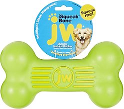 JW Pet iSqueak Bone Dog Toy, Color Varies, Large