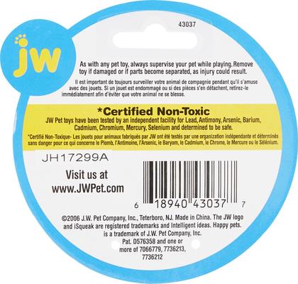 Show full view: JW Pet iSqueak Bone Dog Toy, Color Varies, Large slide 7 of 9