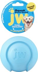 JW Pet iSqueak Bouncin' Baseball Dog Toy, Color Varies, Large