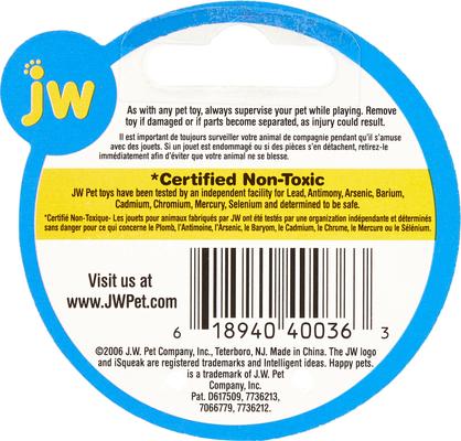 Show full view: JW Pet iSqueak Bouncin' Baseball Dog Toy, Color Varies, Medium slide 6 of 8