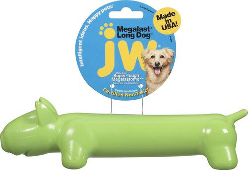 Show full view: JW Pet Megalast "Long Dog" Dog Toy, Color Varies, Large slide 5 of 8