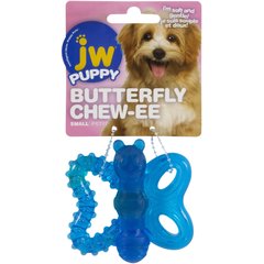 JW Pet Play Place Butterfly Puppy Teether, Color Varies