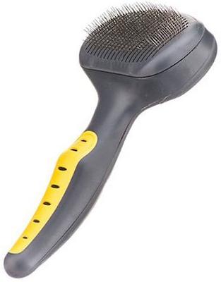 Show full view: JW Pet Self-Cleaning Dog Slicker, Small slide 3 of 4