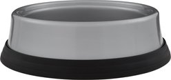 JW Pet Skid Stop Heavyweight Non-Skid Plastic Dog & Cat Bowl, 10-cup