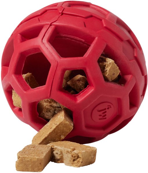 JW PET Treat N Squeak Ball Treat Dispensing Dog Toy, Medium - Chewy.com