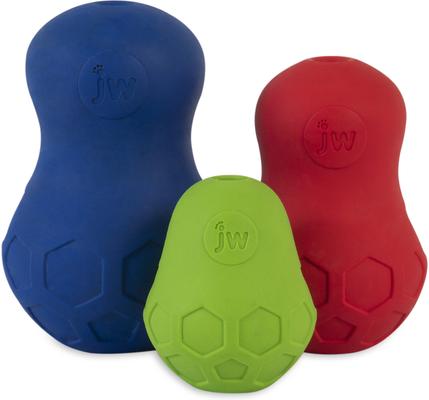 Show full view: JW Pet Tumble Teez Treat Dispenser Dog Toy, Color Varies, Large slide 3 of 7