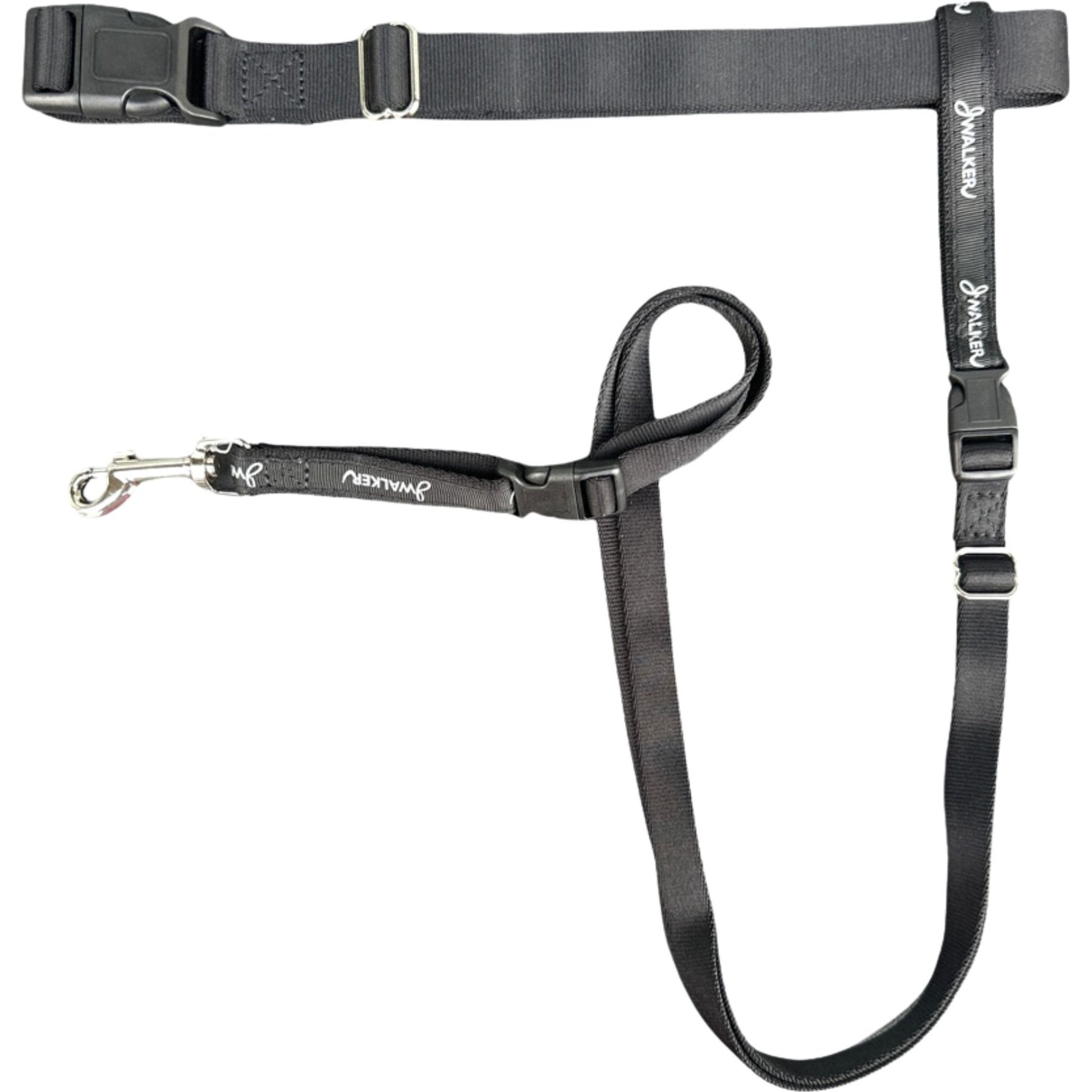 JWalker Dog 3-in-1 Hands-Free Walking Utility Dog Leash, Black Bear, Tiny-Medium: 4 to 10 feet long, 5/8-in wide