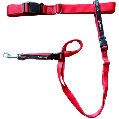 JWalker Dog JWalker Dog 3-in-1 Hands-Free Walking Utility Dog Leash, Cardinal Red, Tiny-Medium: 4 to 10 feet long, 5/8-in wide