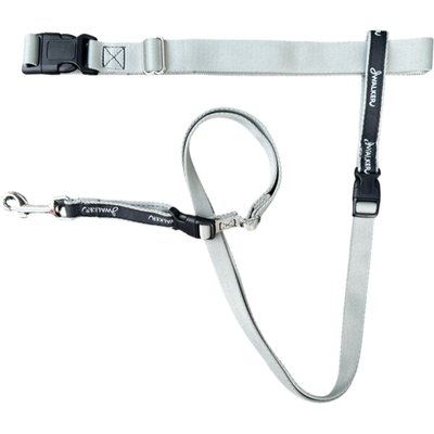 JWalker Dog JWalker Dog 3-in-1 Hands-Free Walking Utility Dog Leash, Mountain Gray, Tiny-Medium: 4 to 10 feet long, 5/8-in wide