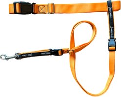 JWalker Dog 3-in-1 Hands-Free Walking Utility Dog Leash, Tangerine, Tiny-Medium: 4 to 10 feet long, 5/8-in wide