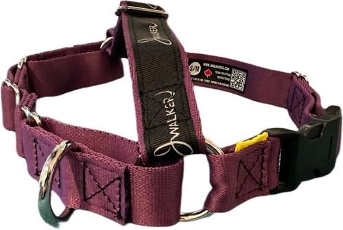 Show full view: JWalker Dog Harness, Eggplant Purple, Small/Medium slide 3 of 9