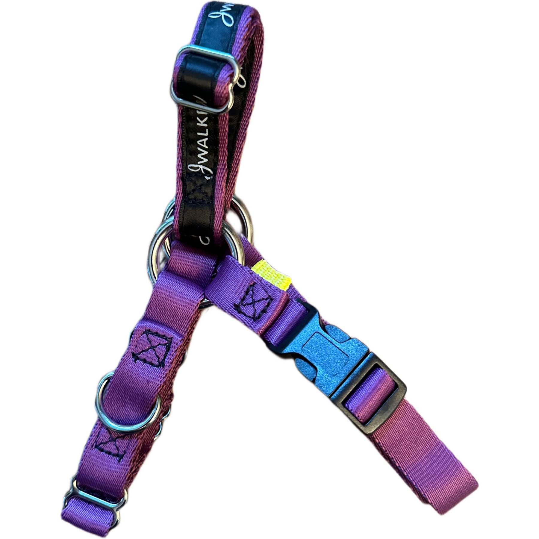 JWalker Dog Harness, Eggplant Purple, X-Small