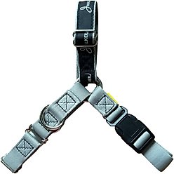 JWalker Dog No-Pull, Side-Attachment Reflective Dog Harness, Mountain Gray, Medium: 12.5 to 14-in chest