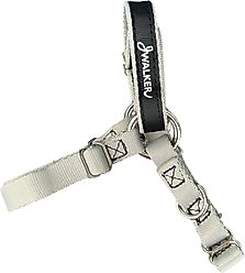 JWalker Dog No-Pull, Side-Attachment Reflective Dog Harness, Mountain Gray, X-Small: 9-in chest
