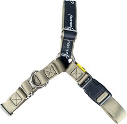 JWalker Dog No-Pull, Side-Attachment Reflective Dog Harness, Olive Green, Medium: 12.5 to 14-in chest