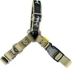 JWalker Dog No-Pull, Side-Attachment Reflective Dog Harness, Olive Green, X-Small: 9-in chest