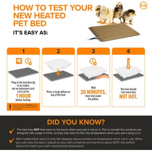 K&H Pet Products Thermo-Peep Heated Pad