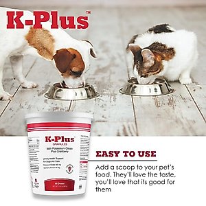 K-Plus Potassium Citrate Plus Cranberry Granules for Dogs & Cats, 300g