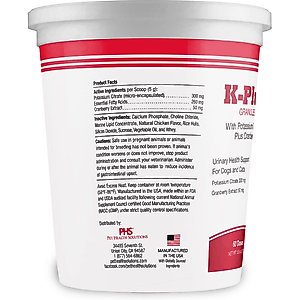 K-Plus Potassium Citrate Plus Cranberry Granules for Dogs & Cats, 300g