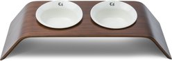 K1 Pet Design CapCap Dog & Cat Food Table, Walnut