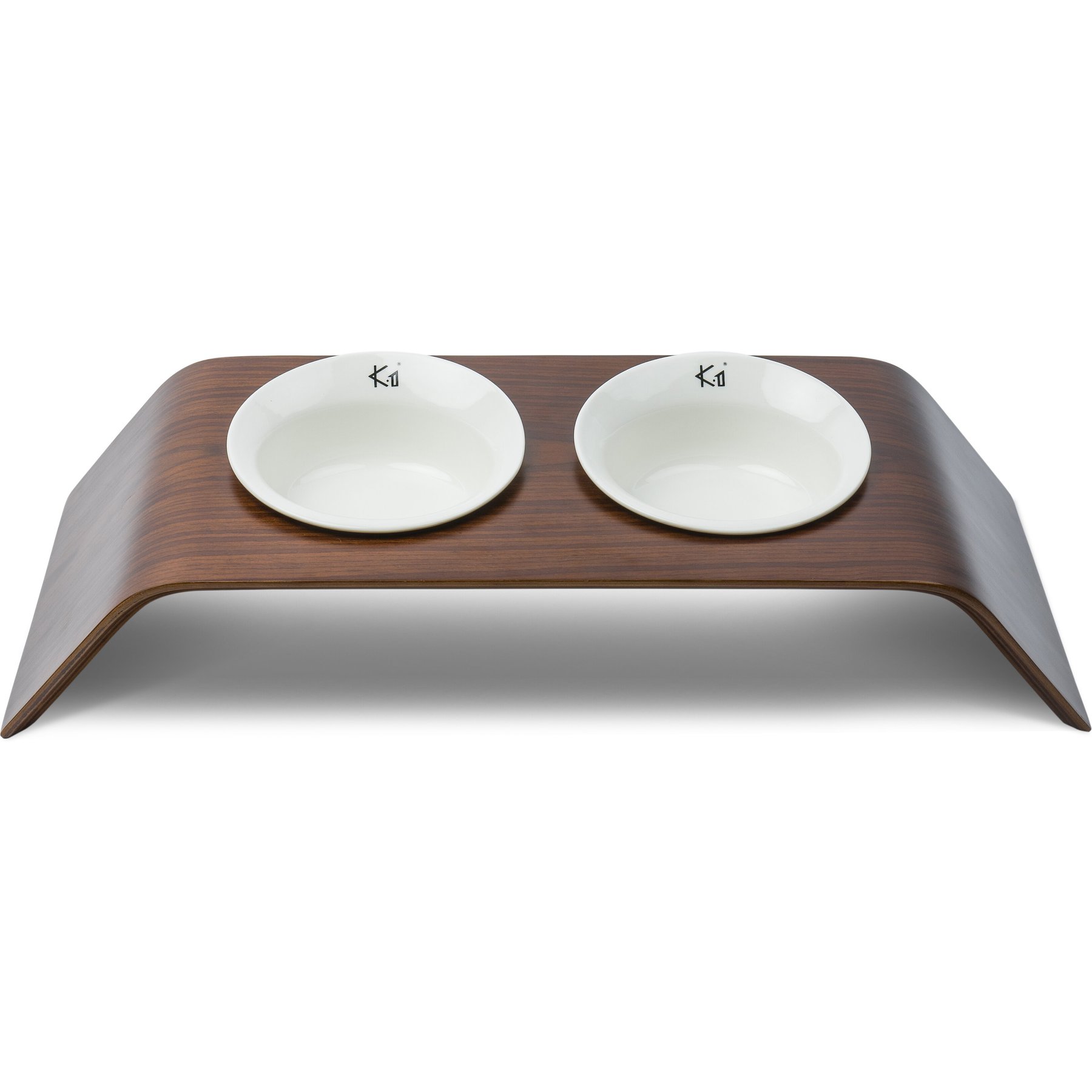 K1 Pet Design CapCap Dog & Cat Food Table, Walnut