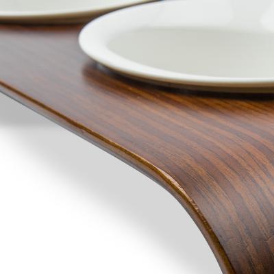 Show full view: K1 Pet Design CapCap Dog & Cat Food Table, Walnut slide 3 of 7