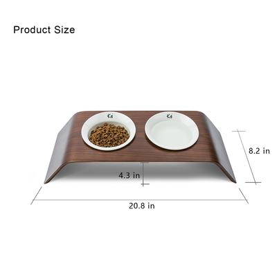 Show full view: K1 Pet Design CapCap Dog & Cat Food Table, Walnut slide 5 of 7