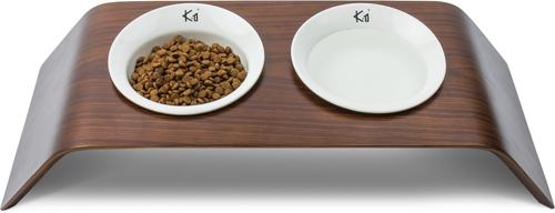Show full view: K1 Pet Design CapCap Dog & Cat Food Table, Walnut slide 6 of 7