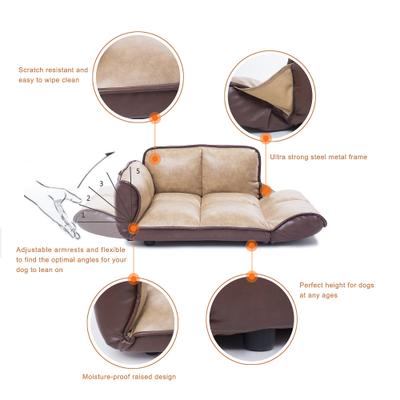 Show full view: K1 Pet Design Stark Sofa Dog Bed, Brown slide 5 of 9