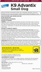 K9 Advantix Flea, Tick & Mosquito Prevention for Small Dogs, 4-10 lbs, 2-Monthly Treatments slide 2 of 8