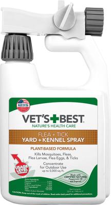 Show full view: K9 Advantix II Flea & Tick Spot Treatment, 21-55 lbs + Vet's Best Flea + Tick Yard & Kennel Spray for Dogs slide 6 of 9
