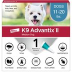K9 Advantix II Flea & Tick Spot Treatment for Dogs, 11-20 lbs, 1 Dose (1-mo. supply)