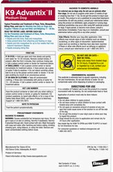 K9 Advantix II Flea & Tick Spot Treatment for Dogs, 11-20 lbs, 6 Doses (6-mos. supply) slide 2 of 9