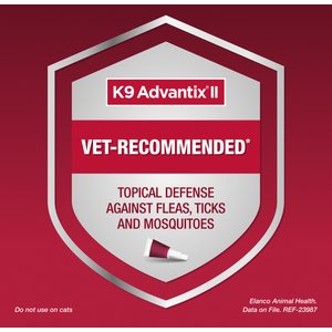K9 Advantix II Flea & Tick Spot Treatment for Dogs, over 55 lbs, 6 Doses (6-mos. supply)