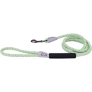 K9 Explorer Brights Reflective Braided Rope Snap Leash, Meadow