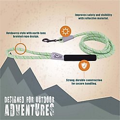 K9 Explorer Brights Reflective Braided Rope Snap Leash, Mountain slide 2 of 5
