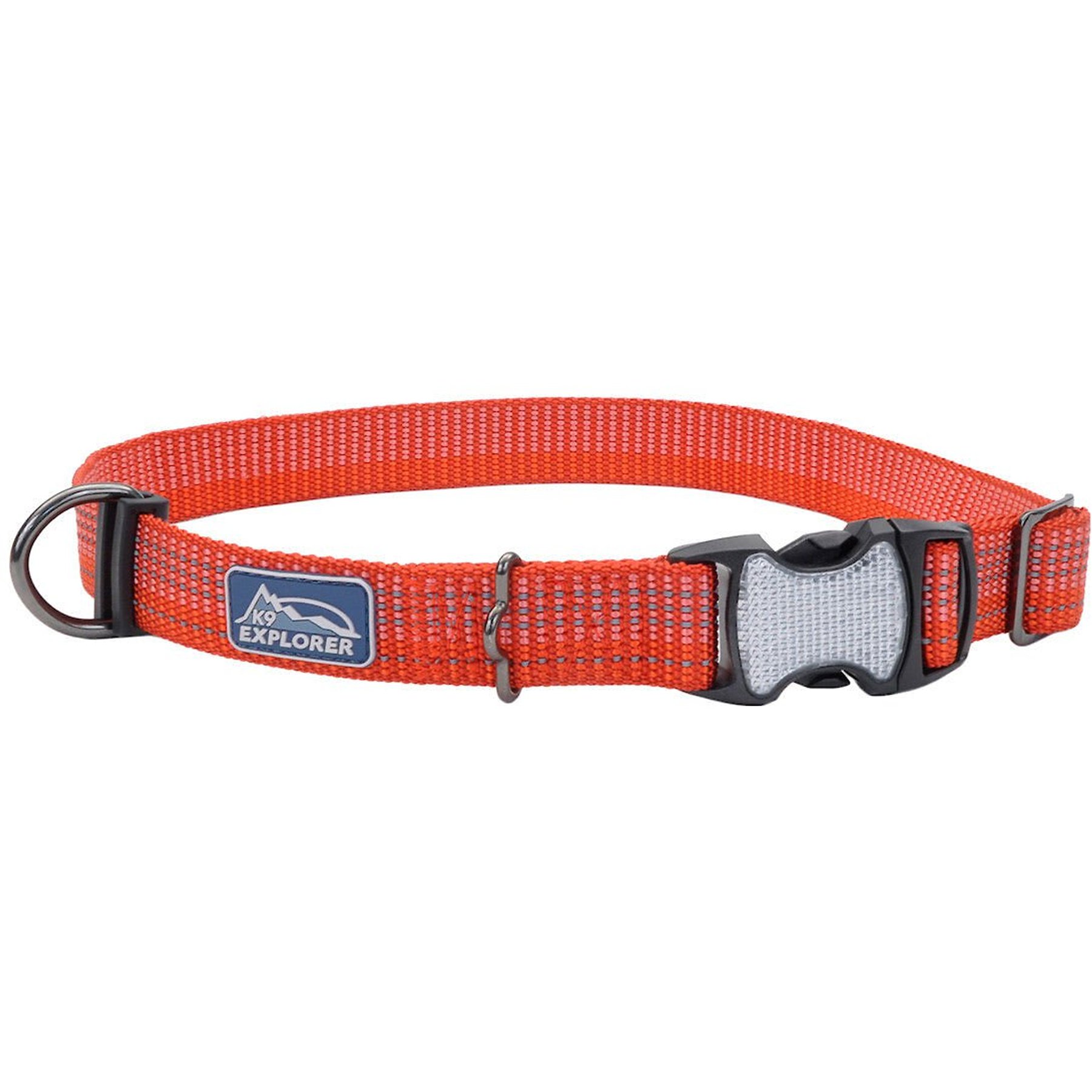 K9 Explorer Brights Reflective Dog Collar, Canyon, 12 to 18-in neck, 1-in wide
