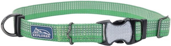 Show full view: K9 Explorer Brights Reflective Dog Collar, Meadow, 8 to 12-in neck, 5/8-in wide slide 1 of 7
