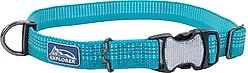K9 Explorer Brights Reflective Dog Collar, Ocean, 10 to 14-in neck, 5/8-in wide slide 1 of 6