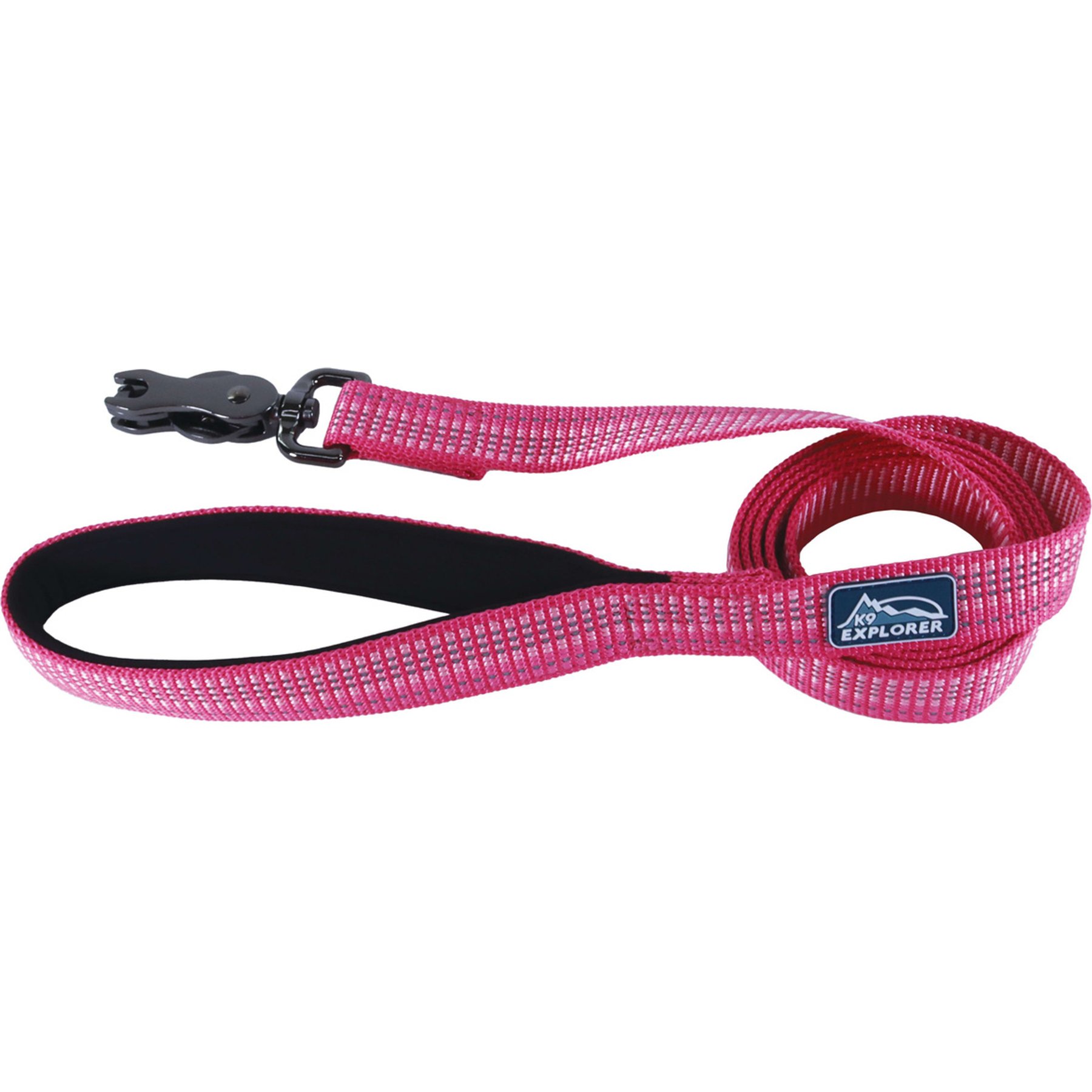 K9 Explorer Brights Reflective Dog Leash, Blossom, X-Small/Small: 6-ft long, 5/8-in wide