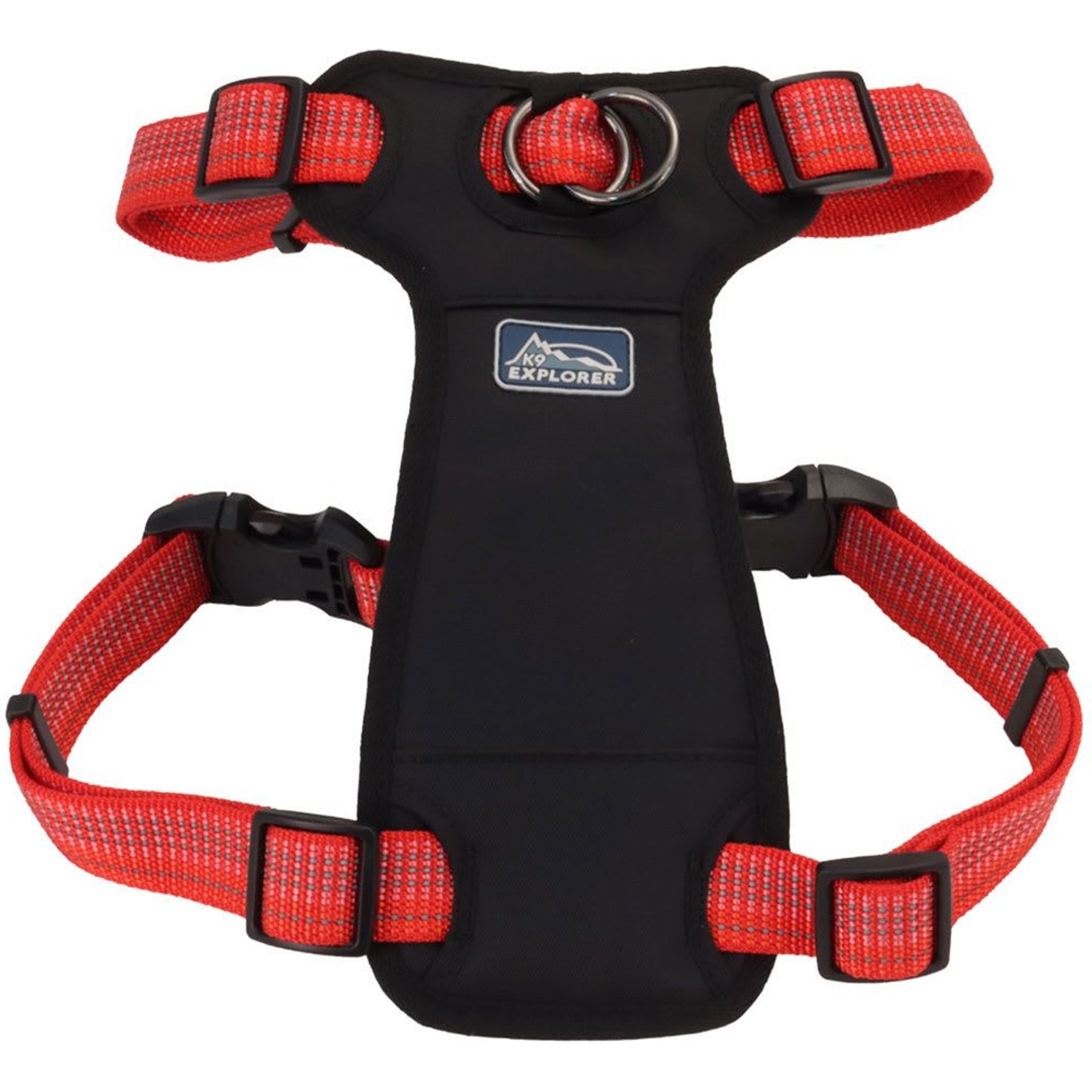 K9 Explorer Brights Reflective Front-Connect Harness, Canyon, Medium, 1-in x 20-30-in